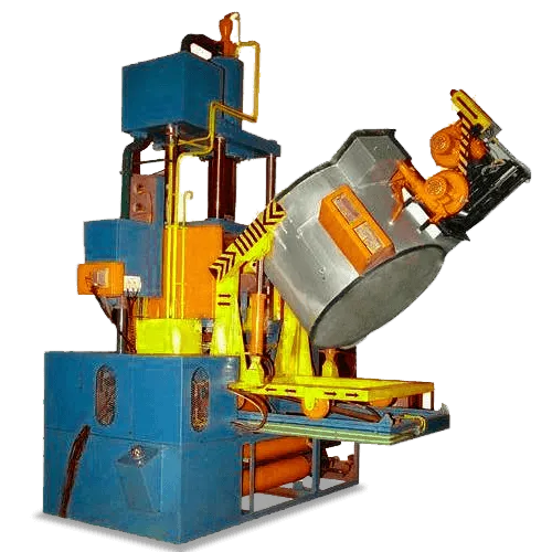 Industry melting furnace at manufacturing facility
